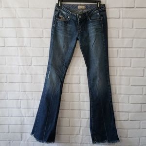 17. Paige flare blue jeans size 27